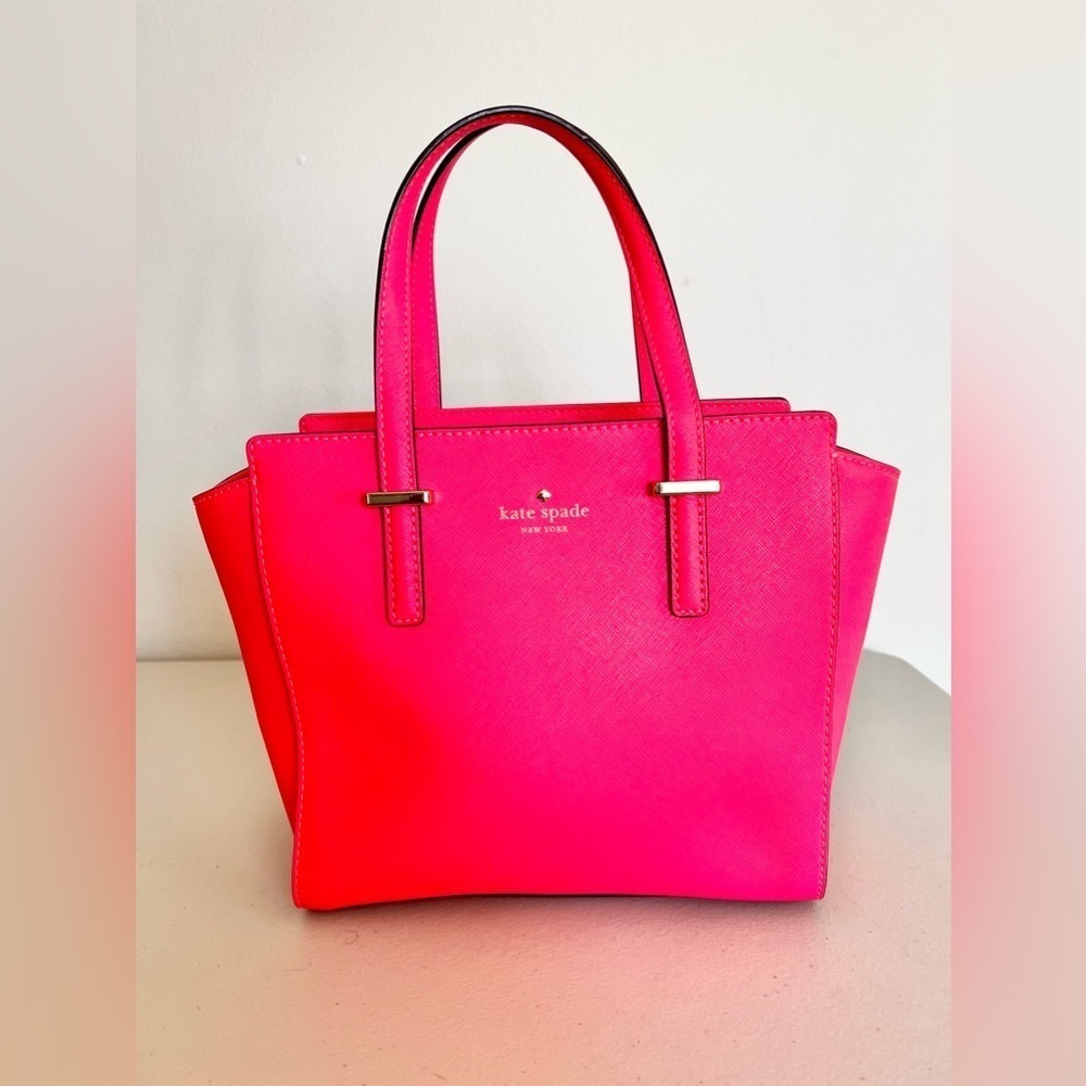 Kate Spade Cedar Street Hayden Shoulder Bag Tote Top Handle Straps - Picture 3 of 11